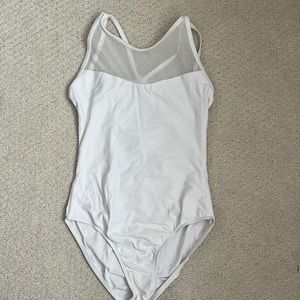 White wear moi leotard